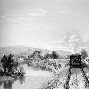 Railway and Avon near Bath