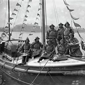 Ramsgate - The crew of the Motor Lifeboat Prudential Back row Thomas William Read
