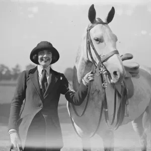 Ranelagh Polo club - Horse and Polo Show Lady Belper, who rode, Captain Hon F Ranelagh Polo club - Horse and Polo Show Lady Belper, who rode, Captain Hon F