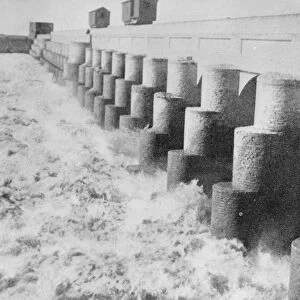 A real achievement in Mesopotamia. The Hindiyah Barrage on the Euphrates. It is