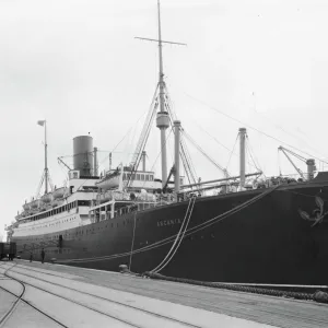 RMS Ascania Ocean Liner Print RMS Ascania Ocean Liner Print