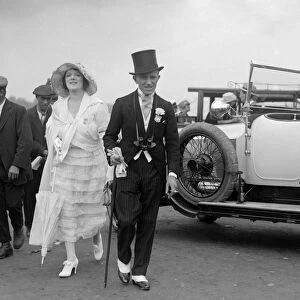 At the Royal Ascot race meeting - Actors, Miss Mabel Russell with Mr Nelson Keys