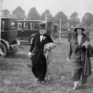 At the Royal Ascot race meeting - Lady James Douglas and a friend