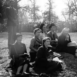 Royal Group Badminton Print, c. 1953 Royal Group Badminton Print, c. 1953