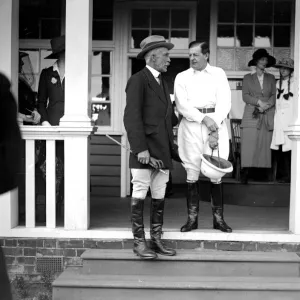 Royal Polo. Admiral Lord Beatty at the Polo Match at Hurlingham. 14 July 1920