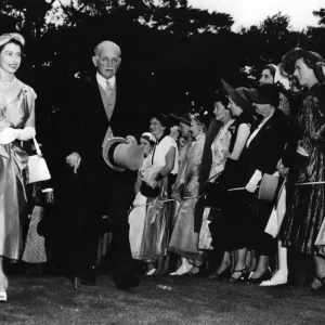 Queen Elizabeth II at Auckland Garden Party Print Queen Elizabeth II at Auckland Garden Party Print
