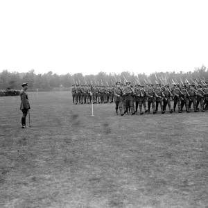 Royal visit to Bedford. His Majesty inspecting Bedford Cadets. 27 June 1918 Royal visit to Bedford. His Majesty inspecting Bedford Cadets. 27 June 1918