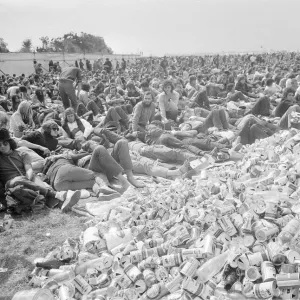 Ryde Isle of Wight Tent City Print, 30 August 1969 Ryde Isle of Wight Tent City Print, 30 August 1969