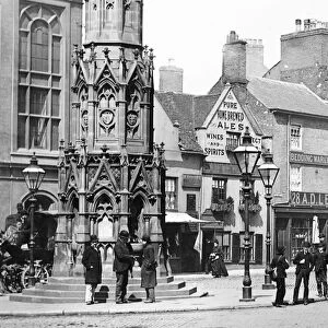 Sawyers Arms public house at Lister Gate, Nottingham, England. c. 1880