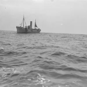 Scarborough Herring Trawler Print 1931