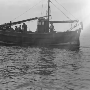 Scarborough Long Line Fishing Print 1931 North Sea