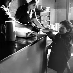 School Dinners Print, 23rd December 1960 School Dinners Print, 23rd December 1960