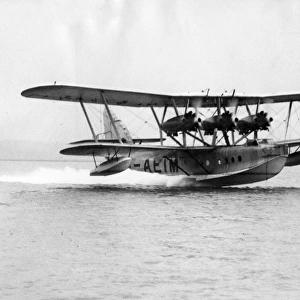 The short Rangoon flying boat used as a training machine by Imperial Airways