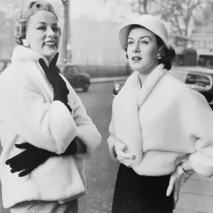 Short but snug. London. Snug styles modelled in London today by Patti Morgan Short but snug. London. Snug styles modelled in London today by Patti Morgan