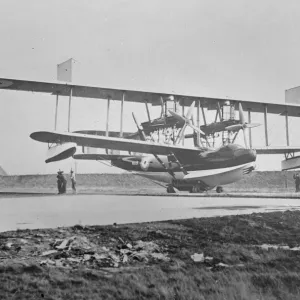 The skyship. Official photograph of worlds largest flying boat The skyship. Official photograph of worlds largest flying boat