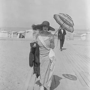 Society at Deauville, France Miss Betty Sassoon at Deauville Races 8 August 1923