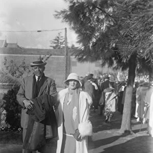 Society on the Riviera The Maharajah of Pudukota and Mrs Thorpe at Cannes 14 February