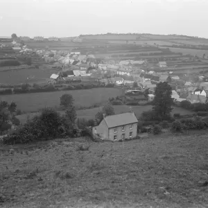 South Zeal village print, Dartmoor, Devon 1926 South Zeal village print, Dartmoor, Devon 1926