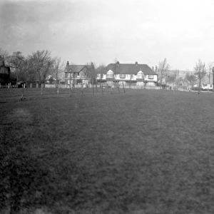 Southwick village green, West Sussex. 12 March 1931
