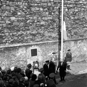 At this spot behind the walls of Kilmainham Prison fifty years ago, the British At this spot behind the walls of Kilmainham Prison fifty years ago, the British