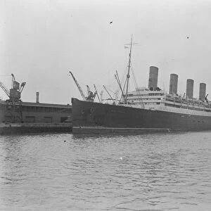 The SS Aquitania at Southampton 4 September 1920