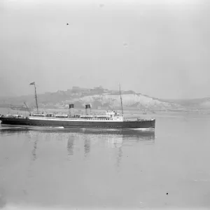 SS Biarritz, leaving Dover, with the Royal Party. 1925 SS Biarritz, leaving Dover, with the Royal Party. 1925