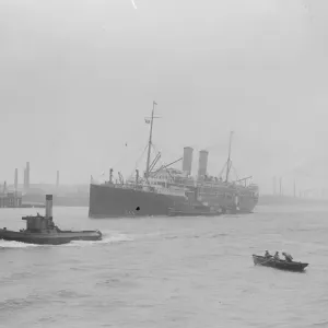 Print of the SS Osterley at sea Print of the SS Osterley at sea