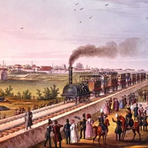 Steam train, Russia, pre-revolutionary