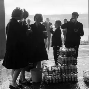 Stockwell Manor School Comprehensive Breaktime Milk Bottles Print Stockwell Manor School Comprehensive Breaktime Milk Bottles Print