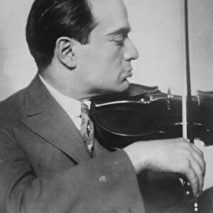 Stolen violin returned. M Bronislaw Huberman, the well known Polish violinist