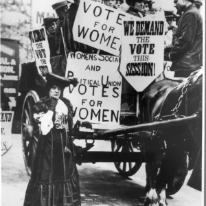 Suffragette demonstration 21st May 1906