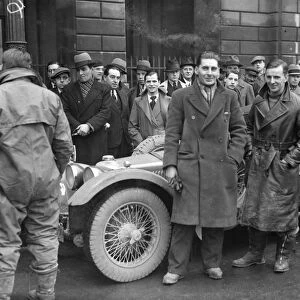 T C Griffiths, Monte Carlo Rally driver. 22 January 1935
