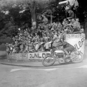 Isle of Man TT Print: Norton Motorbike on Course Isle of Man TT Print: Norton Motorbike on Course