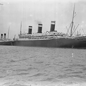 The United States Linesr SS Leviathan at Southampton 4 November 1931