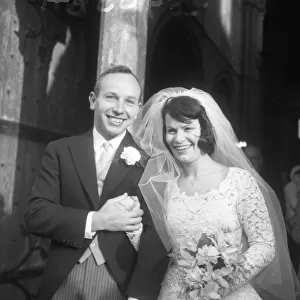 Valentines Day wedding of John Surtees and Patricia Burke in Winchester