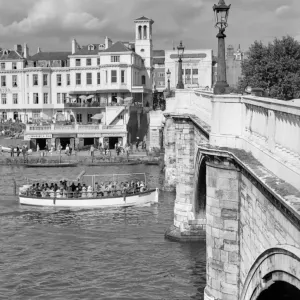 Print of the River Thames from Richmond Bridge Print of the River Thames from Richmond Bridge