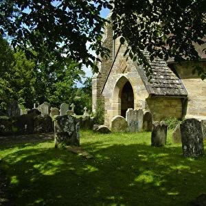 View of St Michael and All Angels Church, Withyham, East Sussex, showing porch credit