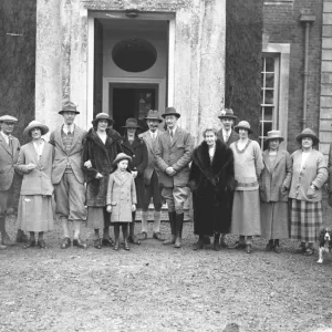 At Waldershare Park near Deal in Kent Print, 27 February 1924 At Waldershare Park near Deal in Kent Print, 27 February 1924