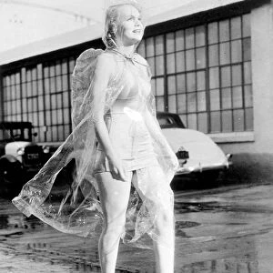 Weatherman didn t see through this!. Marie Wilson, the Hollywood actress, protects