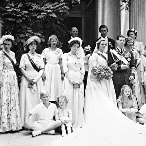 Wedding of Ex- King Michael of Rumania to Princess Anne of Bourbon Parme at Chapel