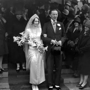 Wedding of Lieut E. P. M. Davis, A. F. C, A. M. and Miss Frederika Van Der Goes (daughter Wedding of Lieut E. P. M. Davis, A. F. C, A. M. and Miss Frederika Van Der Goes (daughter