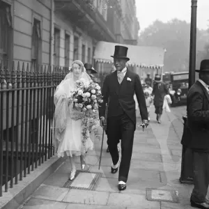 Wedding Print of Lady Patricia Beresford