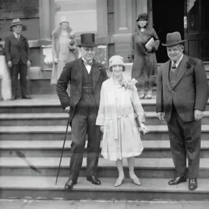 Wedding Print of Mr Harry Weldon and Miss Hilda Glyder