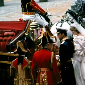 Wedding of Prince Charles and Lady Diana Spencer 29th July 9181