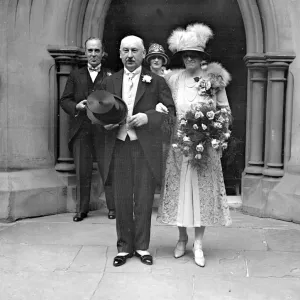 Wedding of Sir Illtyd Thomas (Cardiff) and Mrs Henrietta Morgan at St Judes, South Kensington