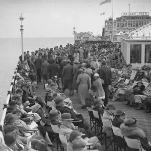 Whitsun on Palace Pier. Dr Brighton has a busy time !. Large numbers of Whitsun Whitsun on Palace Pier. Dr Brighton has a busy time !. Large numbers of Whitsun