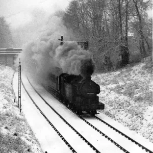 Winchmore Hill Railtrack Print January 1947