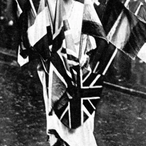 Womans Right To Serve Demonstration, on 17 July 1915, of thousands of women