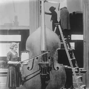 Worlds Biggest Violin Print - 11ft 7in high, 4ft 7in wide, over 150 pounds Worlds Biggest Violin Print - 11ft 7in high, 4ft 7in wide, over 150 pounds