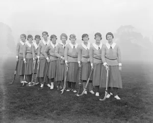 Sportswomen Prints: 1920 - The first American womens field hockey team The All-Philadelphia team competed